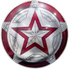 Réplique cosplay Marvel Cinematic Universe Red Guardian Shield 18G acier LARP SCA