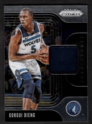 2019-20 Gorgui Dieng Prizm Basketball Sensational Swatch Timberwolves SS-GDG - Image 1 of 2
