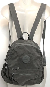 MUKAITE Rucksack grau Reißverschluss Taschen organisieren verstellbare Träger Medium - Bild 1 von 12