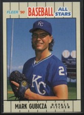 Mark Gubicza 1990 Fleer Baseball All-Stars #15  Kansas City Royals