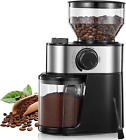 Burr Coffee Grinder Electric, Fohere Coffee Bean Grinder With 18 Grind Settings,
