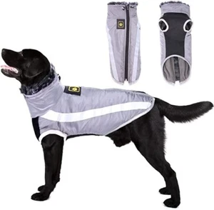 Winter Dog Coat Warm Waterproof Dog Jacket Vest Dog Cold Weather Coats - Picture 1 of 6