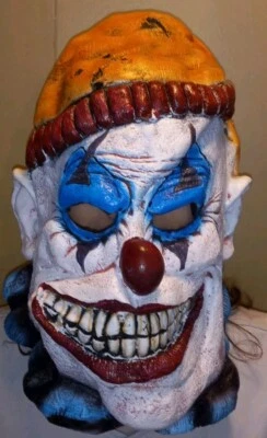 Insano The Clown Scary Latex Mask for Halloween Or Cosplay Adults X Merry Toy - Image 1 of 3