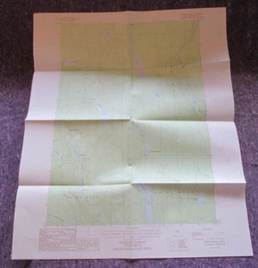 Bowlin Brook , Maine 1986 Original Vintage USGS Topo Topographic Survey Map - Picture 1 of 2
