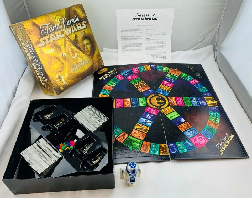 1998 Trivial Pursuit Star Wars Classic Trilogy Edition Complete Very Good Cond - Image 1 of 4
