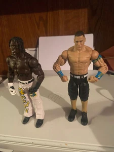 WWE Mattel Basic John Cena & R Truth Action Figure Bundle - Picture 1 of 4