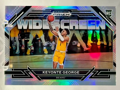 2023-24 Panini Prizm Draft Baylor Keyonte George Widescreen SILVER Prizm #14 - Image 1 of 2
