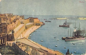 Postcard MALTA: Bay View, DB, 1910's Unposted - Picture 1 of 2