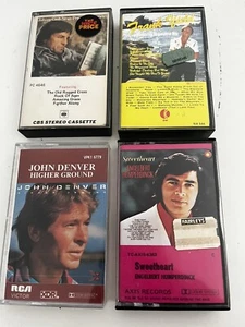 Bundle of vintage cassette tapes, various artists Country inc John Denver, Cash - Picture 1 of 10
