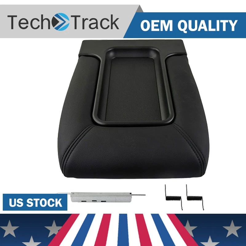 Apoyabrazos con tapa de consola central gris oscuro apto para 99-07 Avalanche Silverado Sierra Foto 1 de 4