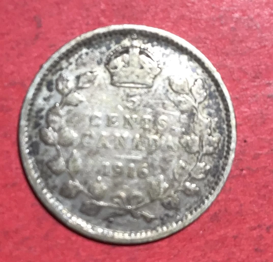 1916 年加拿大五美分1858-1921 | eBay