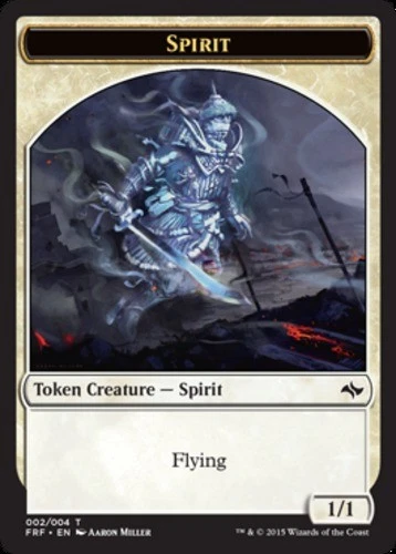 Spirit Token - Fate Reforged #002/004 MTG Magic The Gathering - Image 1 of 1