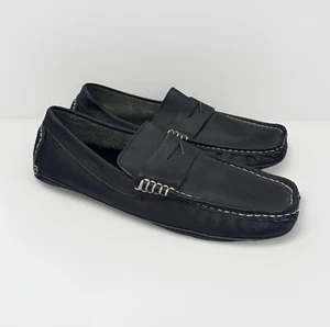 Prado Loafers Man Real Leather Shoes Size 47 (US 13) - Made In Italy - Picture 1 of 10