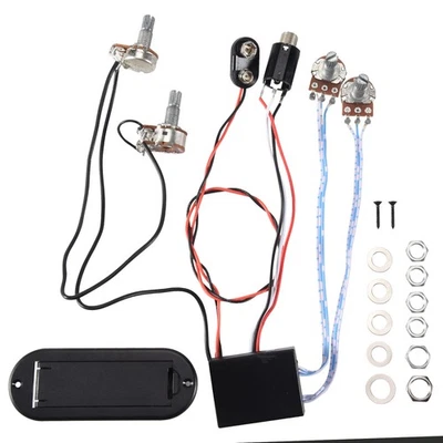 2 Band aktiv Bassgitarre EQ-Entzerrer Vorverstaerker Schaltung Abholung Sch5494 - Bild 1 von 4