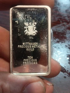 Freedom Of Speech Roughly 68 Gram Sterling Silver Bar. NICE! - Picture 1 of 3