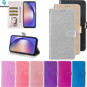 Case for Google Pixel 10 9 8 7 6 8A 7A 9A Glitter Flip Wallet Case Phone Cover - Picture 1 of 21