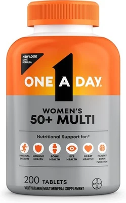 Мультивитамины One a Day Women's 50 plus Healthy Advantage 200 таблеток - Изображение 1 из 4