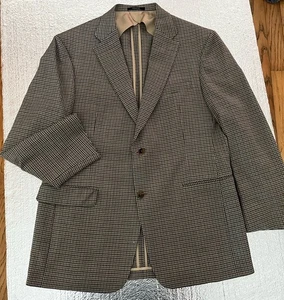 Austin Reed Sports Coat Men’s Size 42R Blue Plaid Blazer By Dillards Suit Jacket - Picture 1 of 12