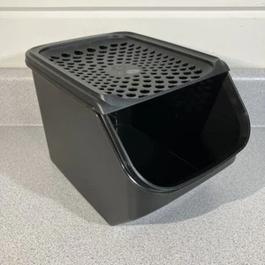 Tupperware Modular Mate Garlic Onion Potato Keeper 5.5L 4013B-1 Black Storage - Picture 1 of 12