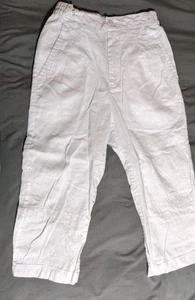 Vittorino Kids 6 Pants Linen Beach White - Picture 1 of 4