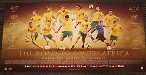 AUSTRALIAN SOCCEROOS LIMITED EDITION WORLD CUP SIGNED PRINT KEWELL CAHILL NEIL - Picture 1 of 1