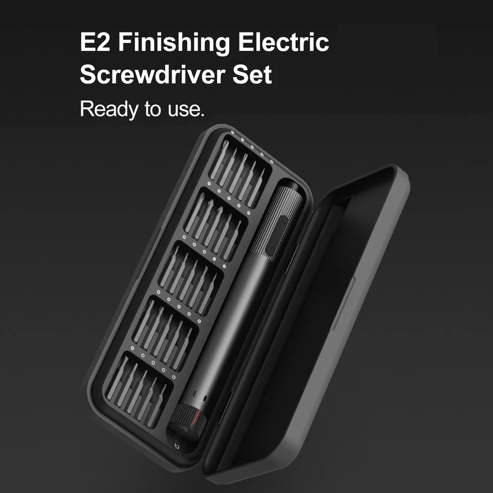 Electric Screwdriver Set with Case Portable Screwdriver with 25 Magnetic Bits - Image 1 of 4