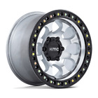 [ 4 ] Kmc Wheels Km550 Riot Sbl - Machined W/ Satin Black Lip 6X5.5 / 18X9" / 18