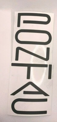 Calcomanía plana negra superpuesta de letras traseras Pontiac Firebird/Trans AM 1993-2002 Foto 1 de 4