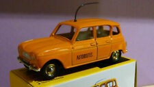 Dinky Toys Renault 4L "Autoroutes" Echelle 1:43 Voiture Miniature - Orange (518 A)