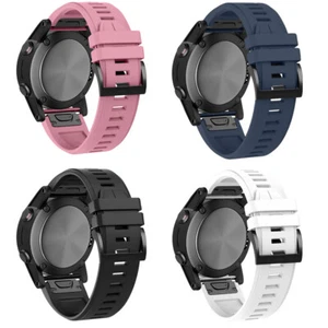 For Garmin Fenix 7 6 Pro/5/5 Plus/forerunner 935 Silicone Watch Band Strap 22mm - Picture 1 of 11