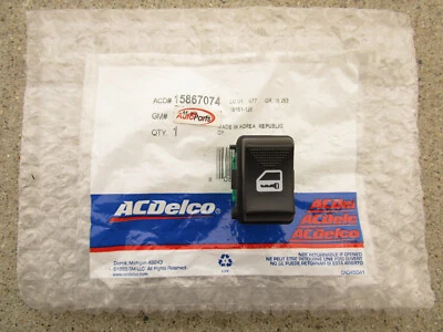 08 - 20 GMC SAVANA FRONT LEFT SIDE DOOR LOCK SWITCH EBONY BLACK OEM BRAND NEW  - Image 1 of 4