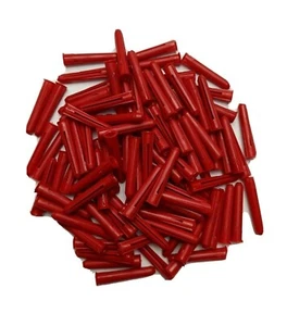 Red 5-5.5mm Wall Rawl Plugs Plastic Fixing Plugs Euro Slot X100 Pack P2ES - Picture 1 of 1