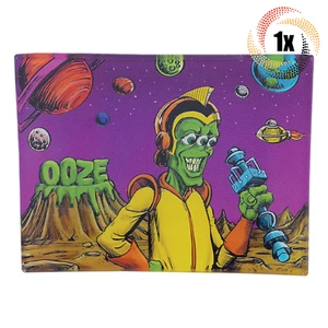 1x Tray Ooze Medium Shatter Resistant Glass Rolling Tray | Invasion Design - Picture 1 of 2