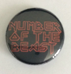 DEVAST8 1-inch BADGE Button Pin Number of the Beast NEW OFFICIAL MERCHANDISE - Picture 1 of 1