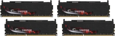 G.SKILL 16GB(4 x 4GB) 2133MHz PC3-17000 Desktop Memory Model F3-17000CL9Q-16GBSR - Image 1 of 3