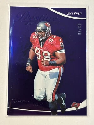 2023 Panini Prestige - Xtra Points Premium Purple 281 Warren Sapp /99 - Image 1 of 2