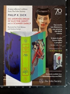 DO ANDROIDS DREAM OF ELECTRIC SHEEP - FOLIO 12x8' Magazine Movie Advert M122 - Picture 1 of 1
