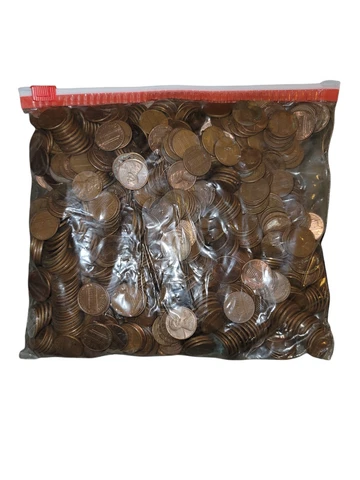1959-1982 US Copper Cents 1,000 Pennies Cover