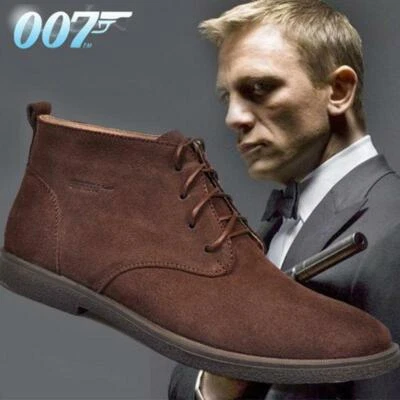 Botas de gamuza Swiss Alps Baker desierto con cordones zapatos para hombre suela crepé Oxford otoño Foto 1 de 4