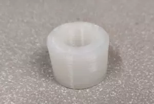 Adaptador de buje de nailon reductor de 1"" a 1/2"" para rueda amoladora de banco de 3/4"" de espesor - Imagen 1 de 2