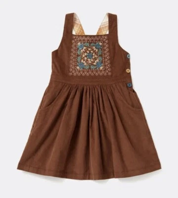 NWT Matilda Jane Just Imagine Arya Micro Cord Jumper Dress  Girl's Size 4 - Image 1 of 4