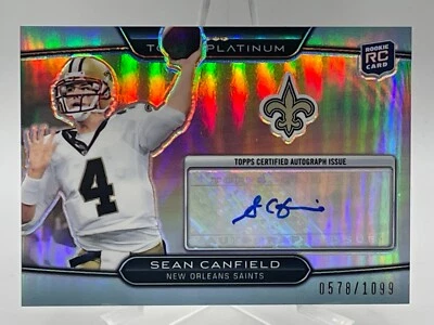 Sean Canfield 2010 Topps Platinum Autograph Refractor #21 /1099 Auto RC B5 - Image 1 of 2