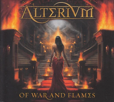Digipak CD ALTERIUM Of War And Flames (2024), Neu, OVP, female fronted metal - Bild 1 von 2