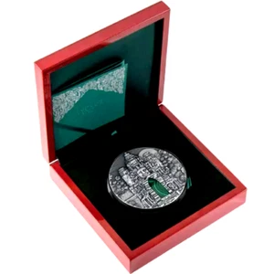 Silbermünze, 1 Kg: "ANGKOR WAT" 2016  Antique finish w/box+CoA  Mintage 100 pcs. - Bild 1 von 6