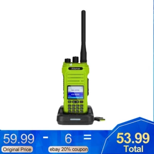 Ailunce HA1G GMRS 5W IP67 Rugged Walkie Tadlkie 256 Channels NOAA Green Outdoor - Zdjęcie 1 z 8
