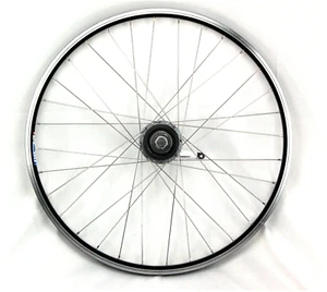 Hinterrad 26" schwarz 32-Loch Felge mit 7-Gang Nexus Nabenschaltung mit Zubehör - Bild 1 von 4