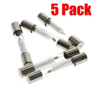 (5 Pack) EXP5KV09A Microwave Line Fuse 0.9A, 5 KV, F900mAL5KV, EAF36358314 - Picture 1 of 4