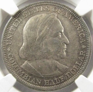 NGC MS 63 1893 Columbian Exposition Commemorative Half Dollar - Picture 1 of 10