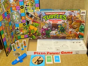 1987 Teenage Mutant Ninja Turtles: Pizza Power Game by RoseArt Complete Good - Picture 1 of 8