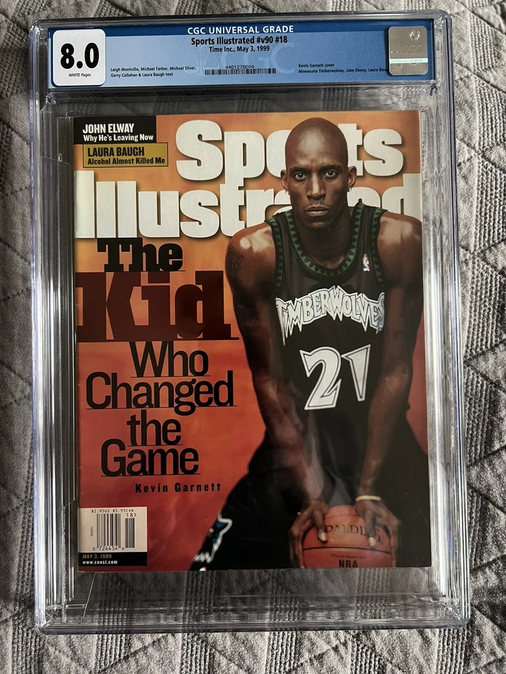 May 3, 1999 Kevin Garnett Minnesota Timberwolves Sports Illustrated Newsstand - Image 1 of 1